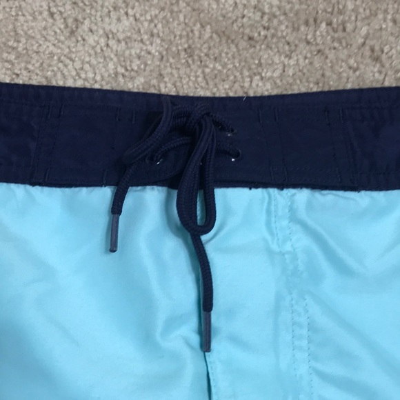 ♥️ BOGO ♥️ Islander Swim Shorts Teal and Navy Blue - Picture 3 of 6
